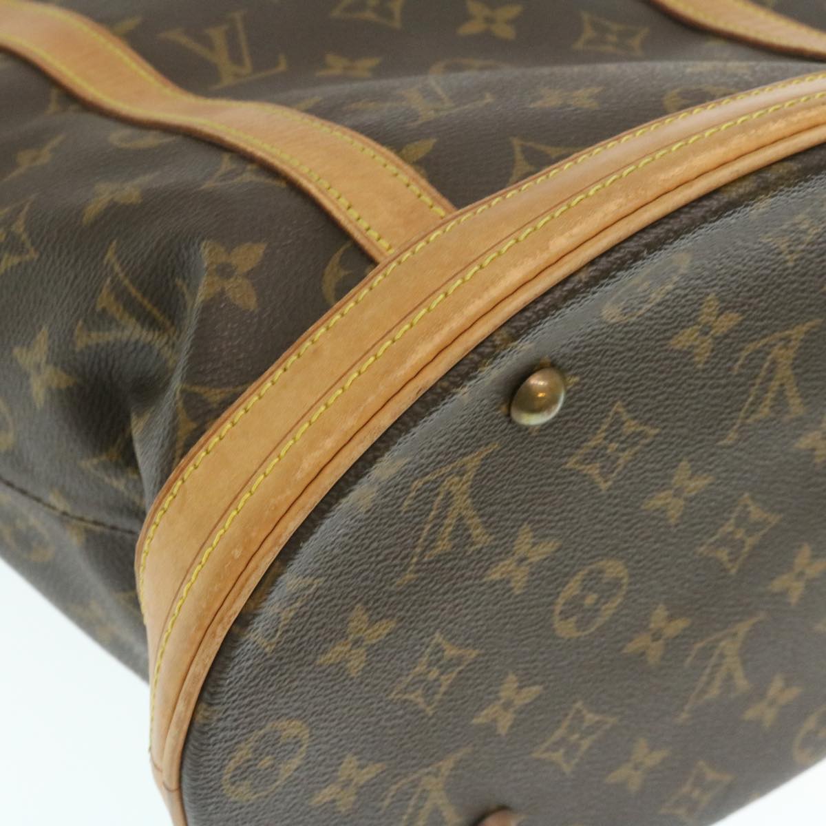 LOUIS VUITTON Monogram Bucket GM Shoulder Bag M42236 LV Auth ac641