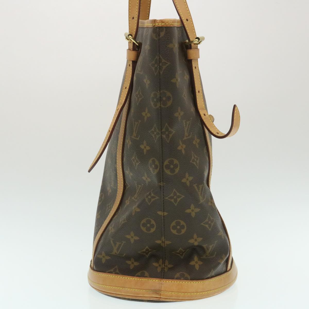 LOUIS VUITTON Monogram Bucket GM Shoulder Bag M42236 LV Auth ac641