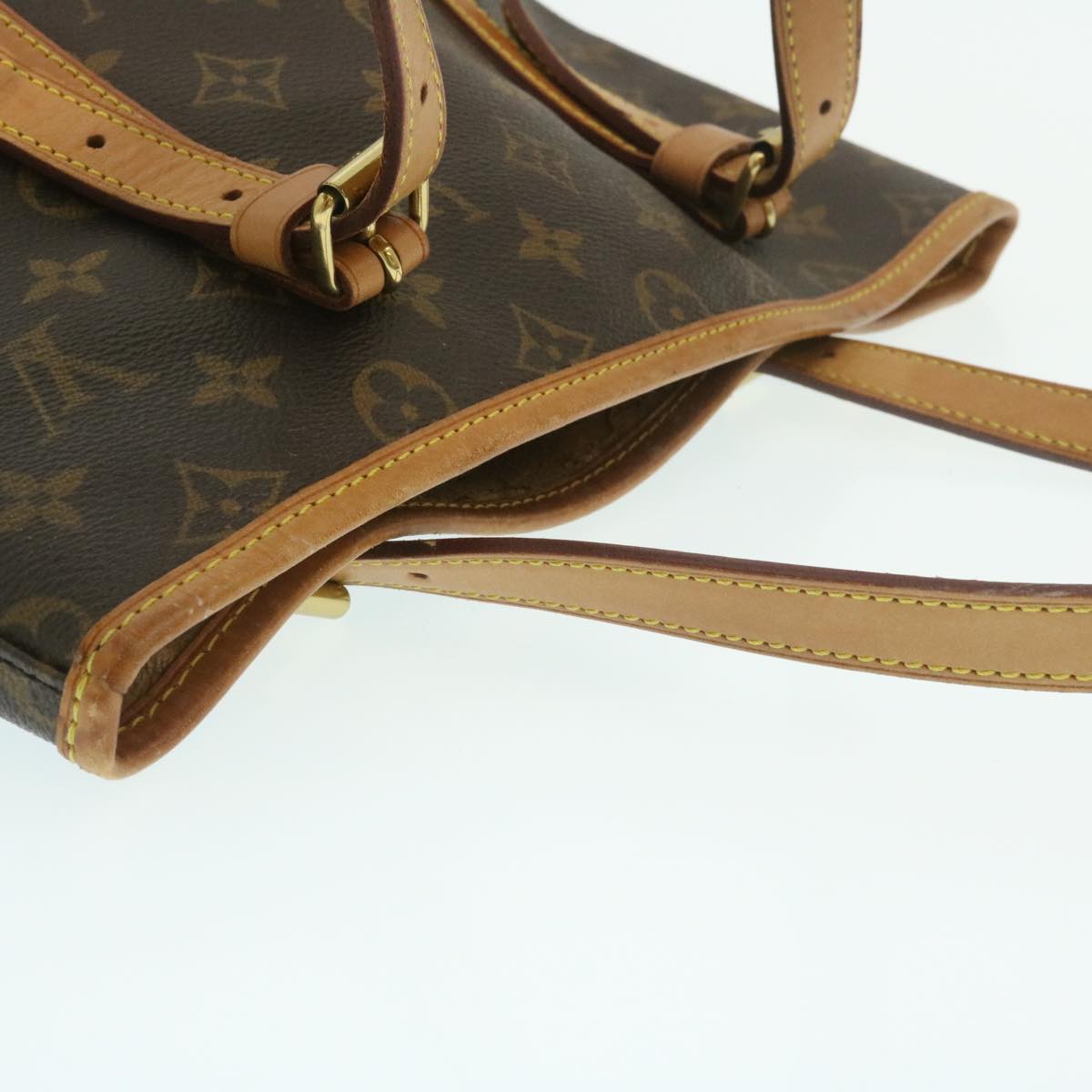 LOUIS VUITTON Monogram Bucket GM Shoulder Bag M42236 LV Auth ac641