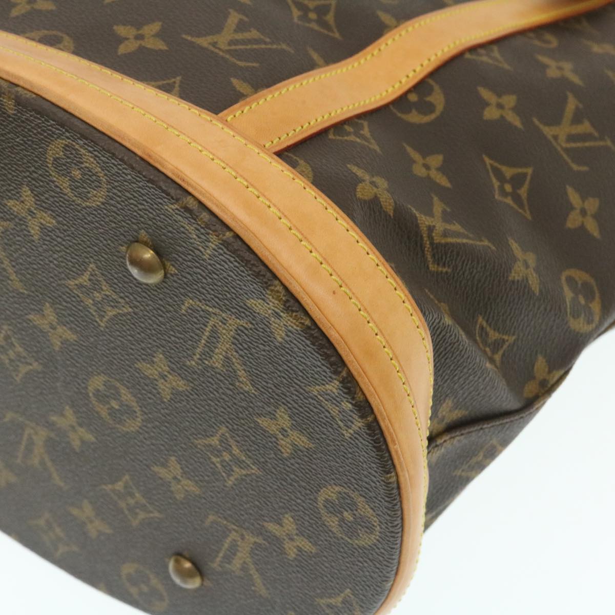 LOUIS VUITTON Monogram Bucket GM Shoulder Bag M42236 LV Auth ac642