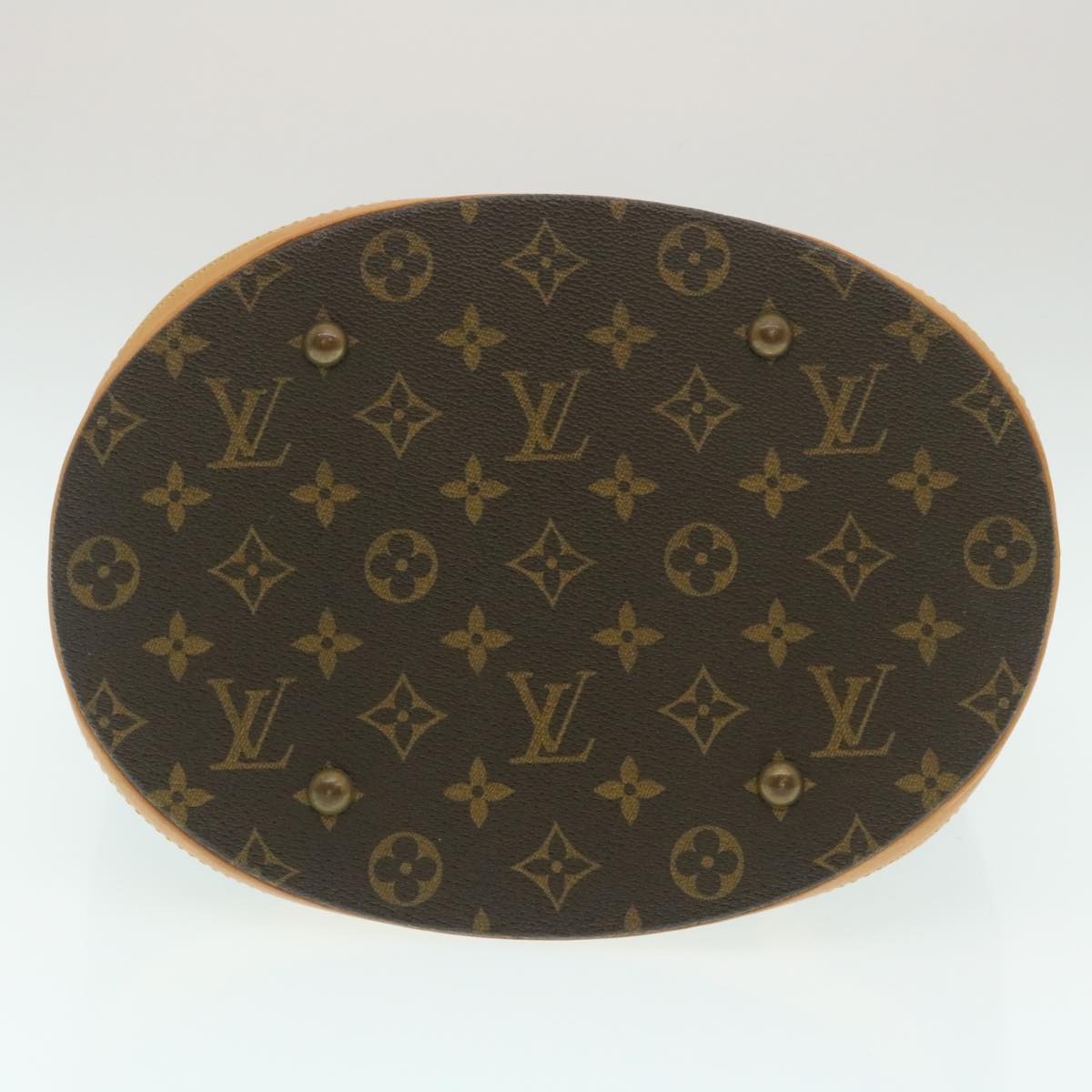 LOUIS VUITTON Monogram Bucket GM Shoulder Bag M42236 LV Auth ac642