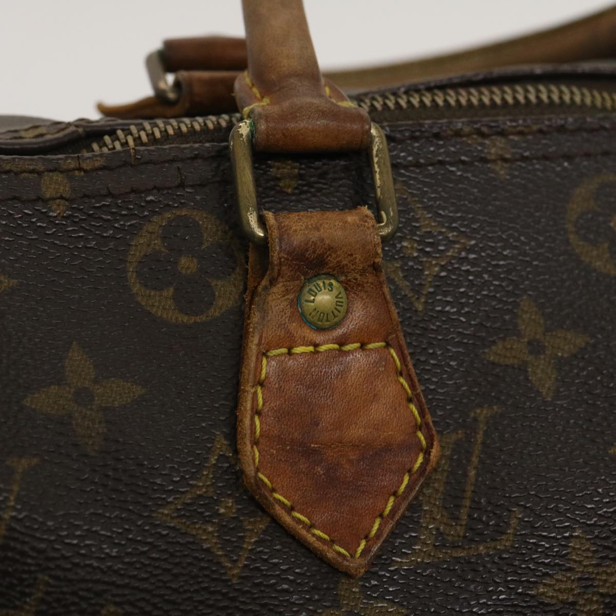 LOUIS VUITTON Monogram Speedy 30 Hand Bag M41526 LV Auth ac709