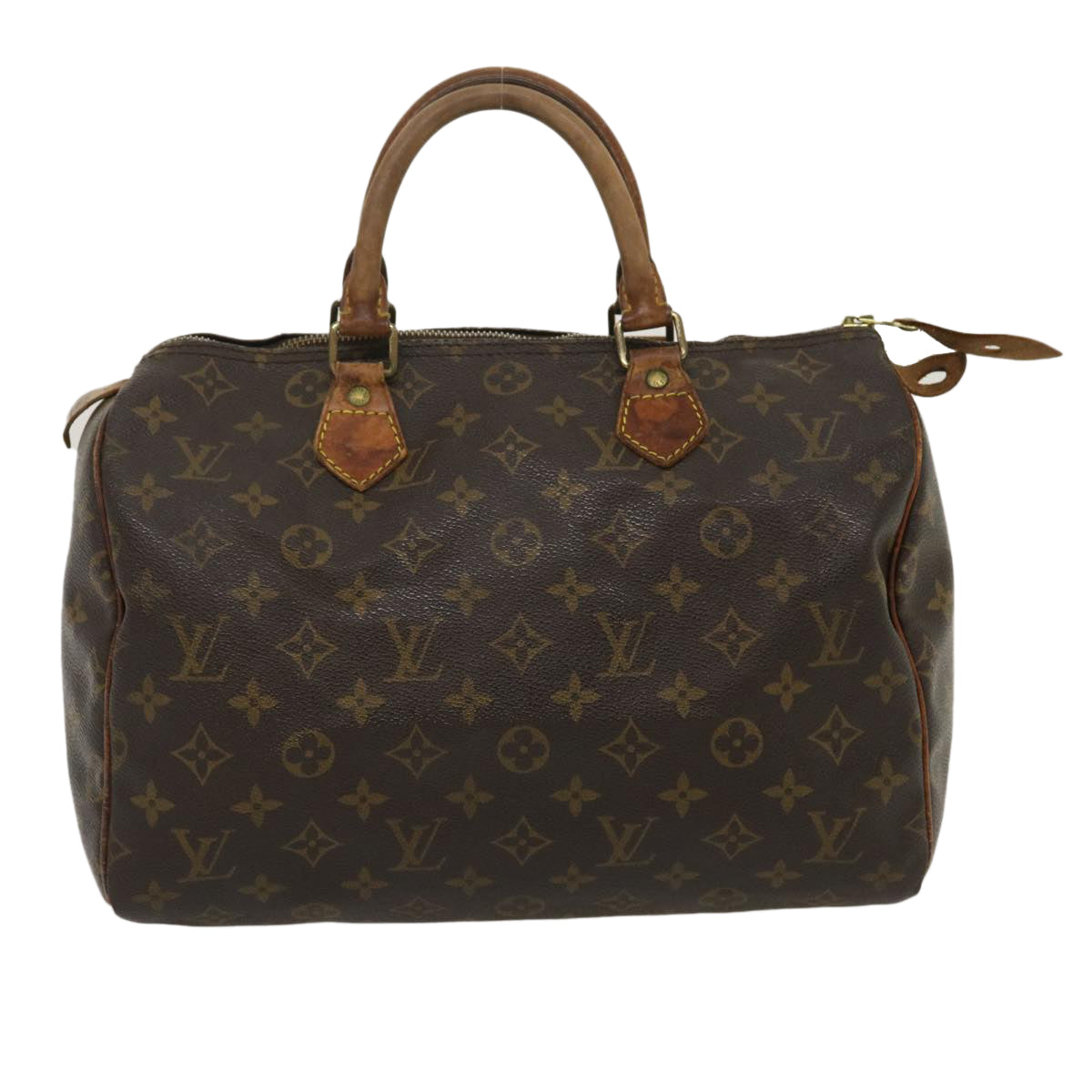 LOUIS VUITTON Monogram Speedy 30 Hand Bag M41526 LV Auth ac709