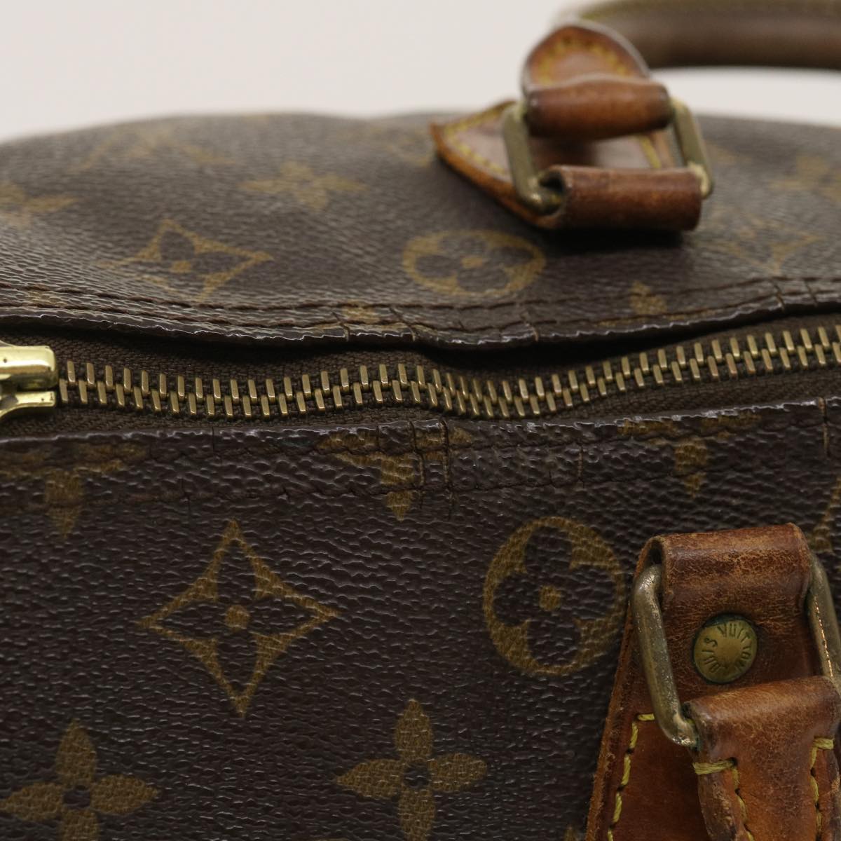 LOUIS VUITTON Monogram Speedy 30 Hand Bag M41526 LV Auth ac709