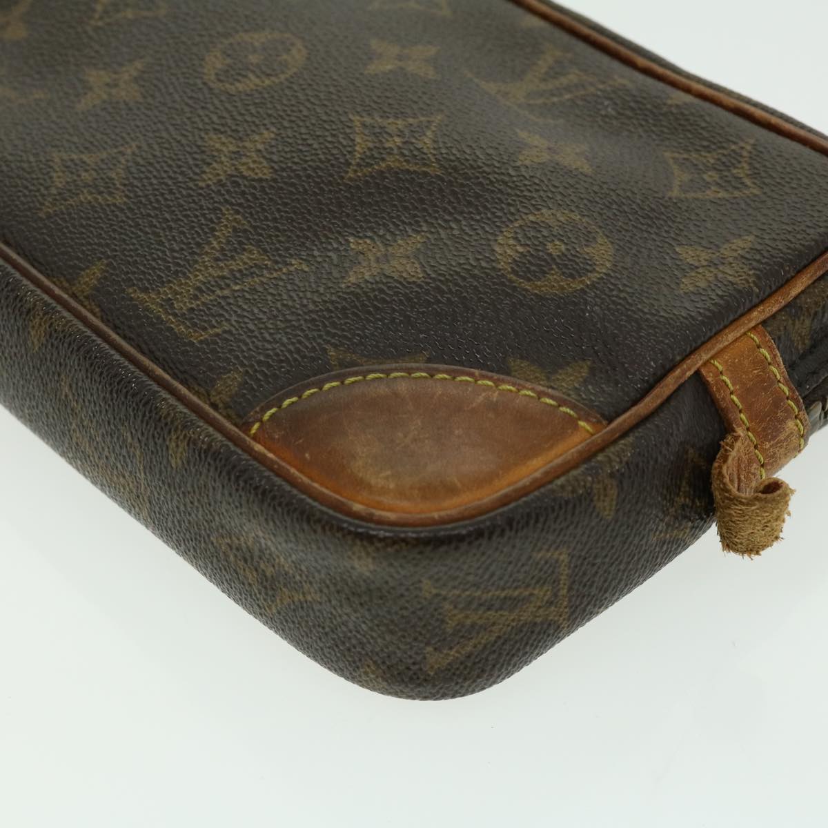 LOUIS VUITTON Monogram Marly Dragonne PM Clutch Bag M51827 LV Auth ac763