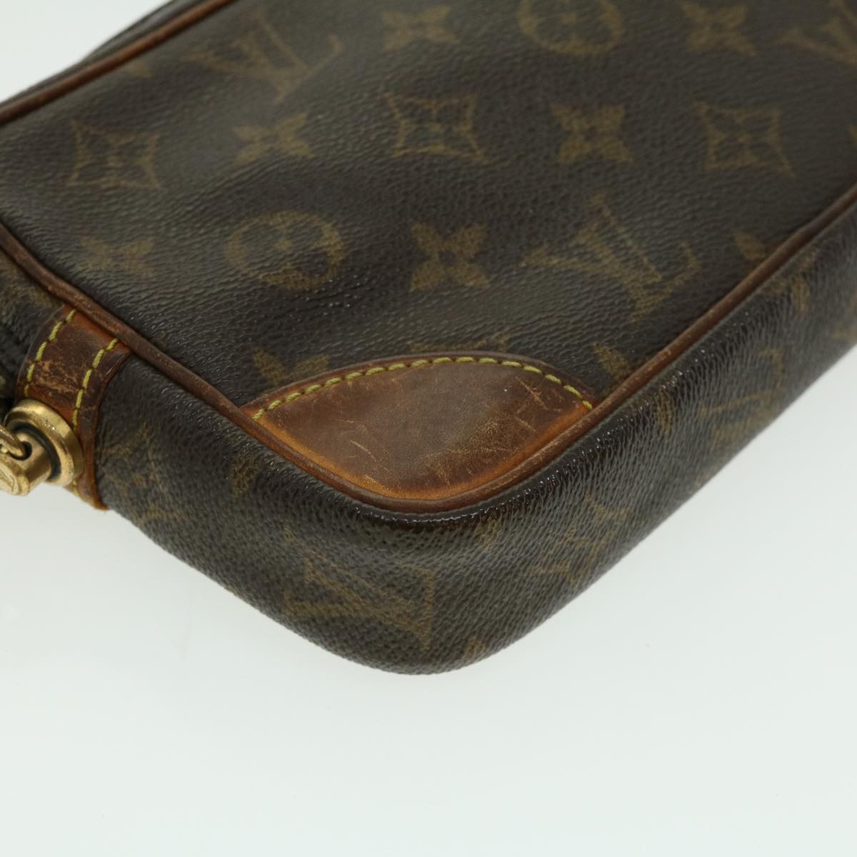 LOUIS VUITTON Monogram Marly Dragonne PM Clutch Bag M51827 LV Auth ac763