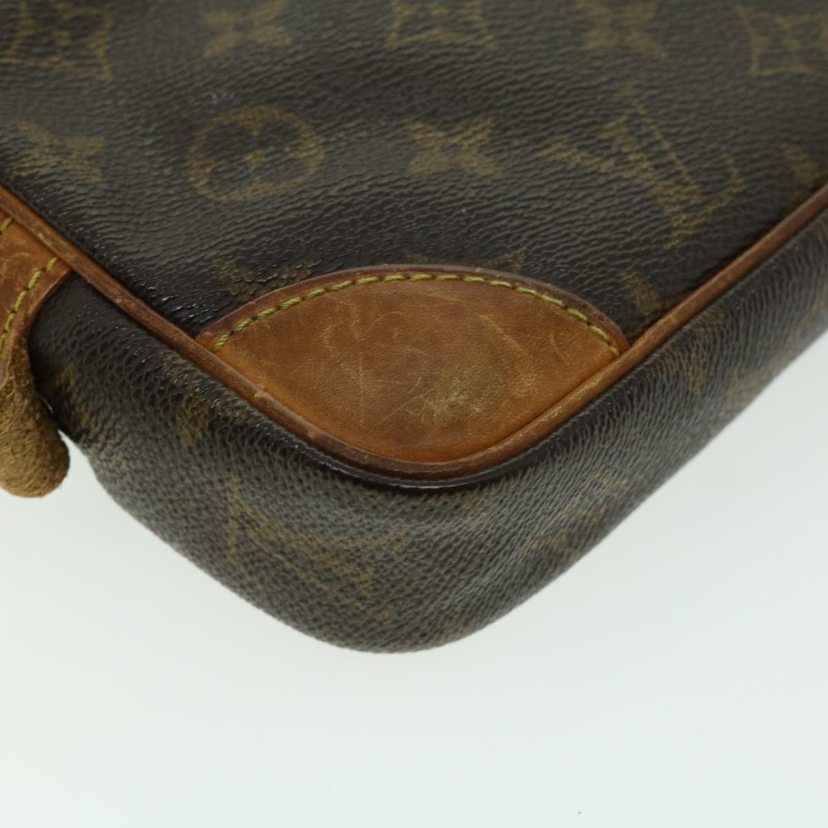 LOUIS VUITTON Monogram Marly Dragonne PM Clutch Bag M51827 LV Auth ac763