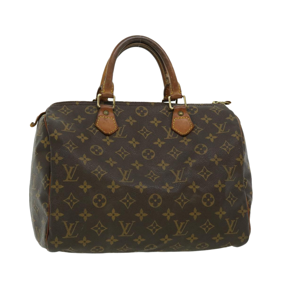 LOUIS VUITTON Monogram Speedy 30 Hand Bag M41526 LV Auth ac779