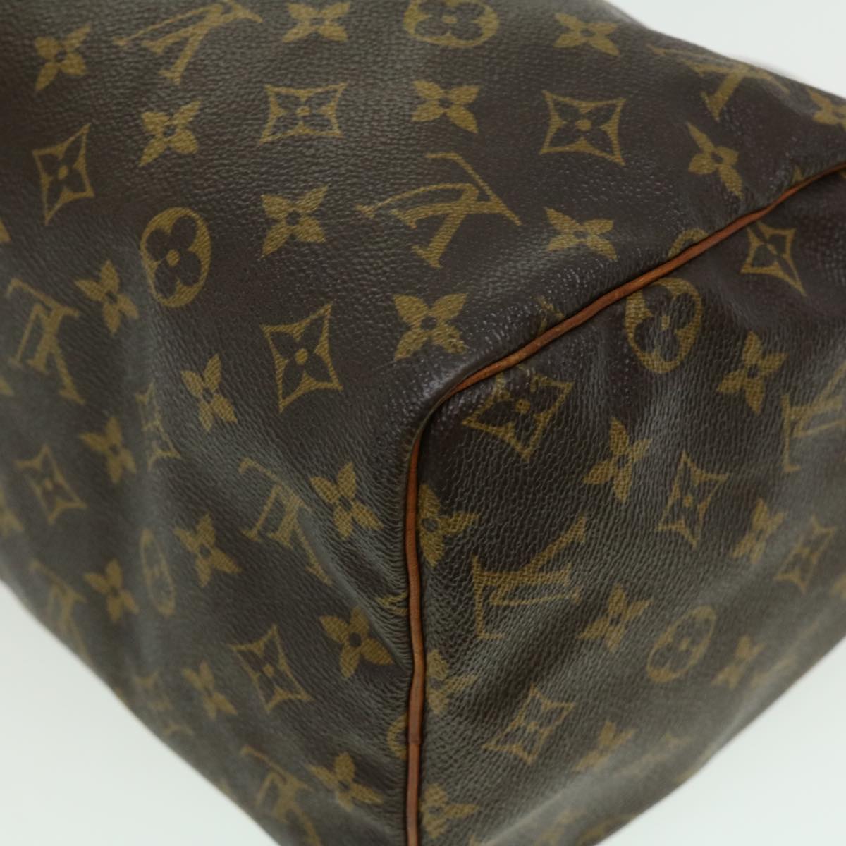 LOUIS VUITTON Monogram Speedy 30 Hand Bag M41526 LV Auth ac779