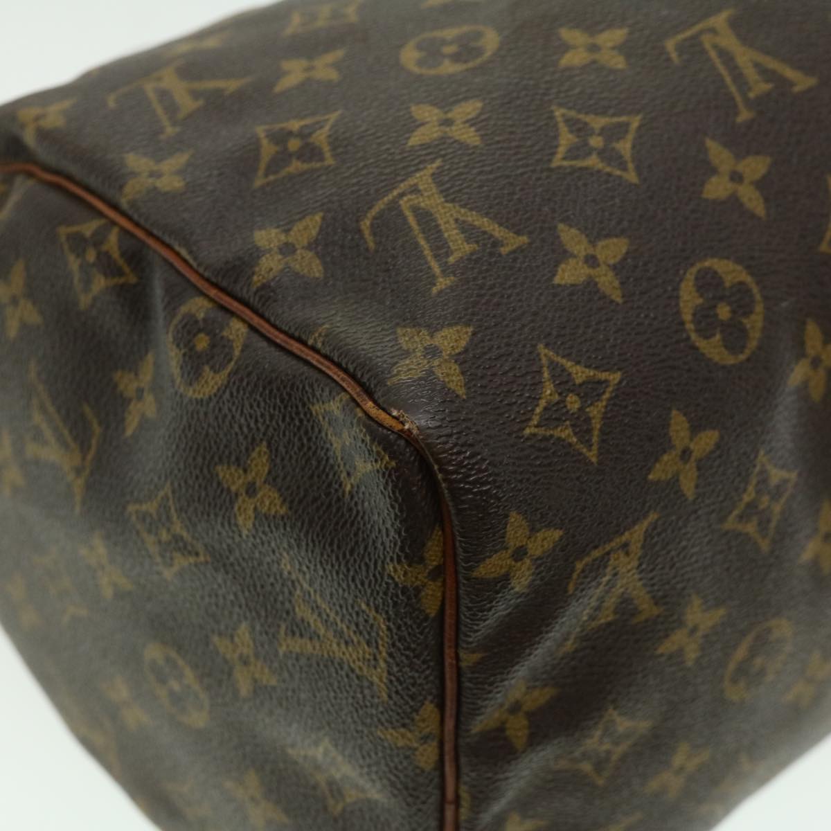 LOUIS VUITTON Monogram Speedy 30 Hand Bag M41526 LV Auth ac779