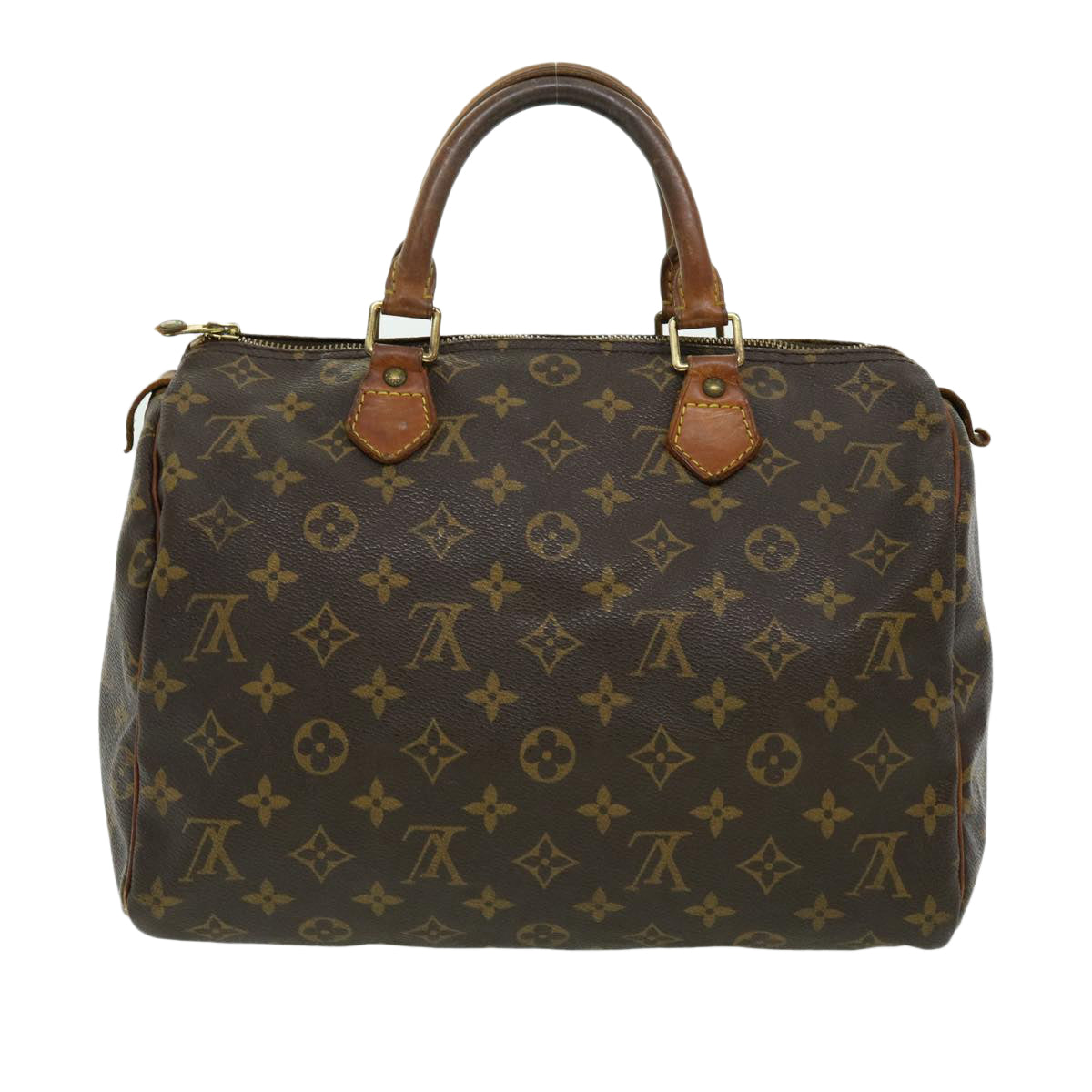 LOUIS VUITTON Monogram Speedy 30 Hand Bag M41526 LV Auth ac779 - 0