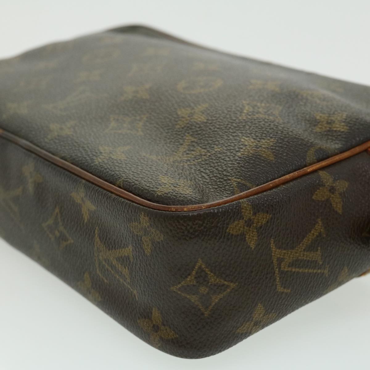 LOUIS VUITTON Monogram Compiegne 23 Clutch Bag M51847 LV Auth ac883