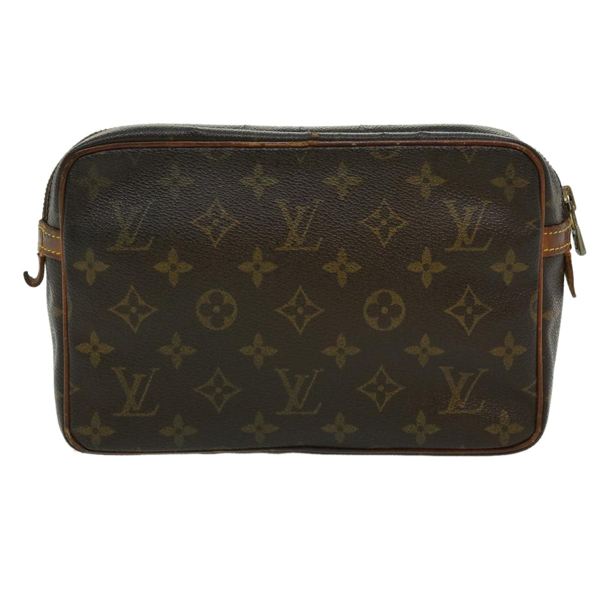 LOUIS VUITTON Monogram Compiegne 23 Clutch Bag M51847 LV Auth ac883 - 0