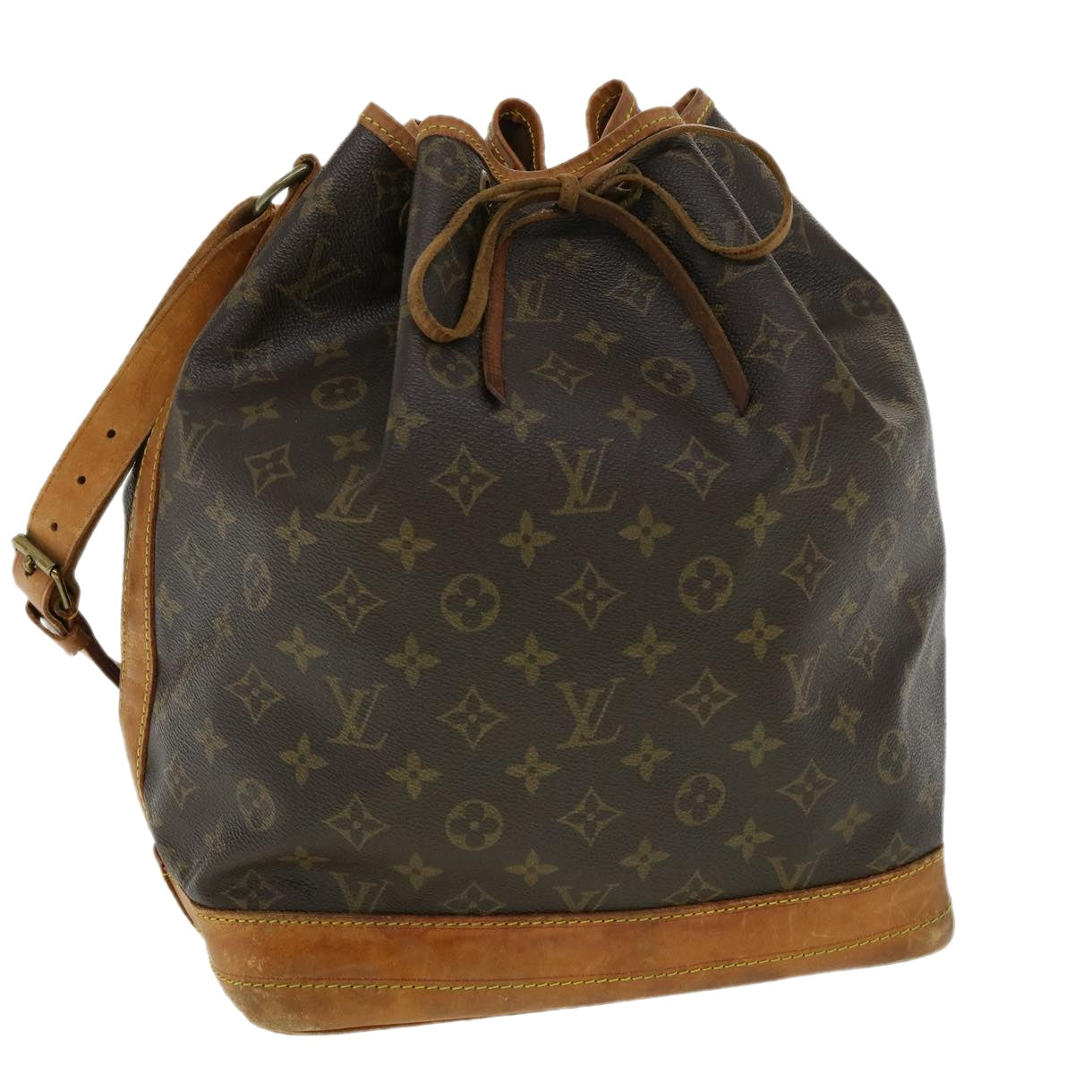 LOUIS VUITTON Monogram Noe Shoulder Bag M42224 LV Auth ac938