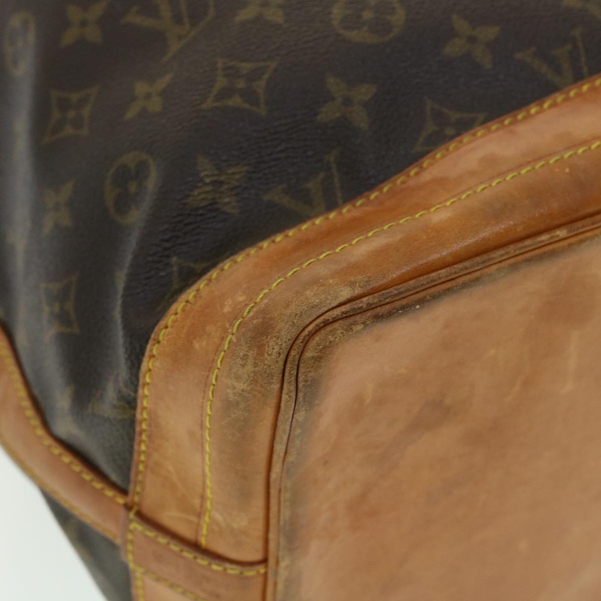 LOUIS VUITTON Monogram Noe Shoulder Bag M42224 LV Auth ac938