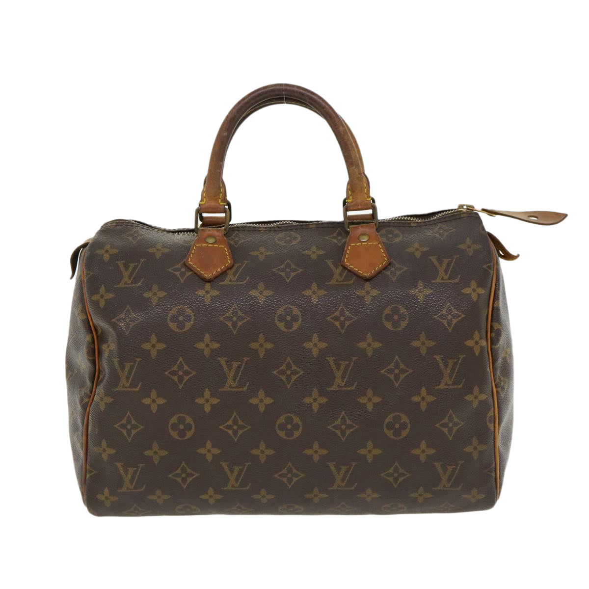 LOUIS VUITTON Monogram Speedy 30 Hand Bag M41526 LV Auth ac943