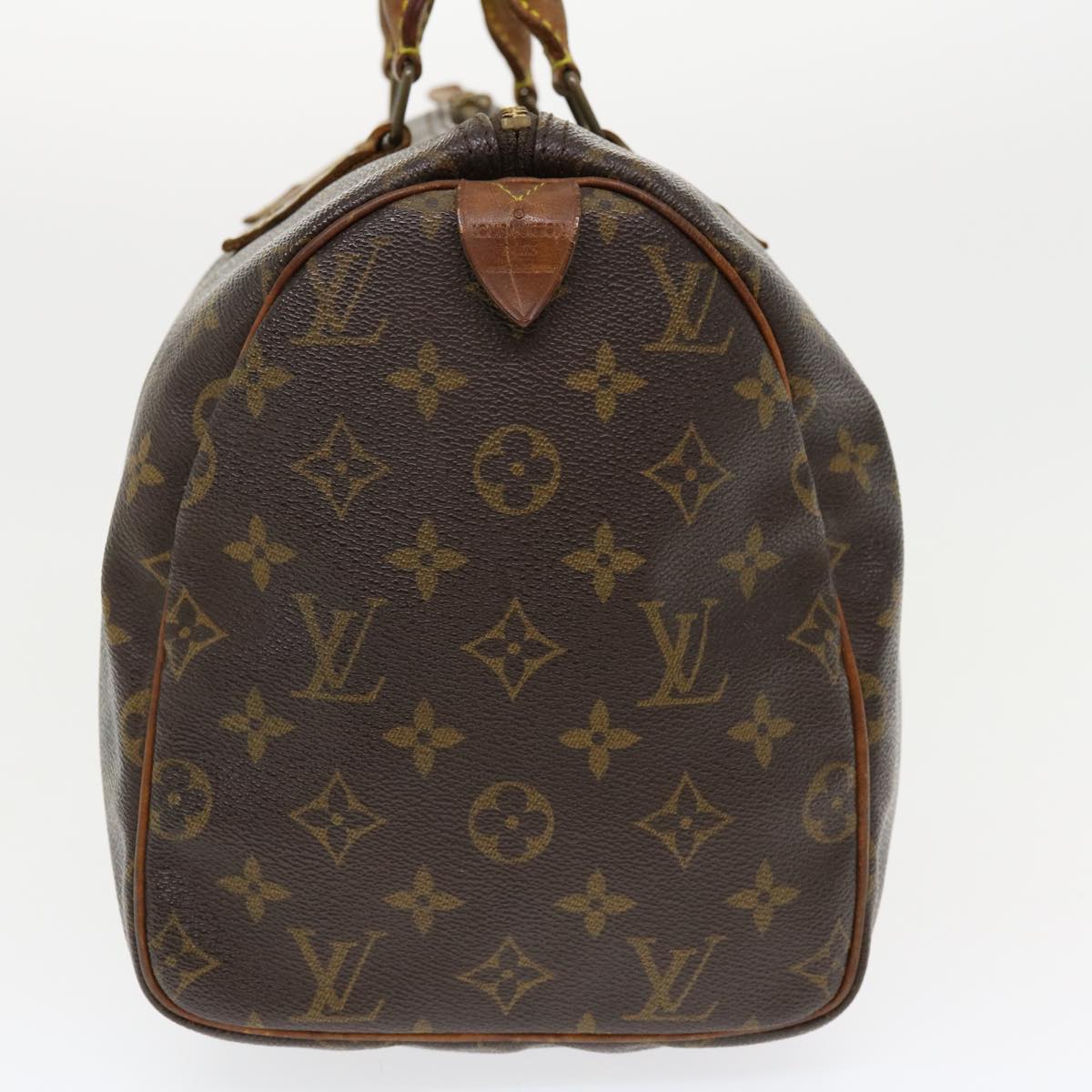 LOUIS VUITTON Monogram Speedy 30 Hand Bag M41526 LV Auth ac943