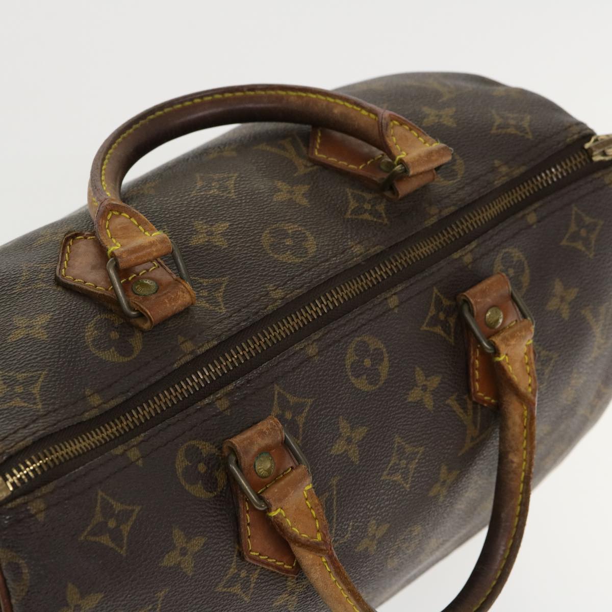 LOUIS VUITTON Monogram Speedy 30 Hand Bag M41526 LV Auth ac943