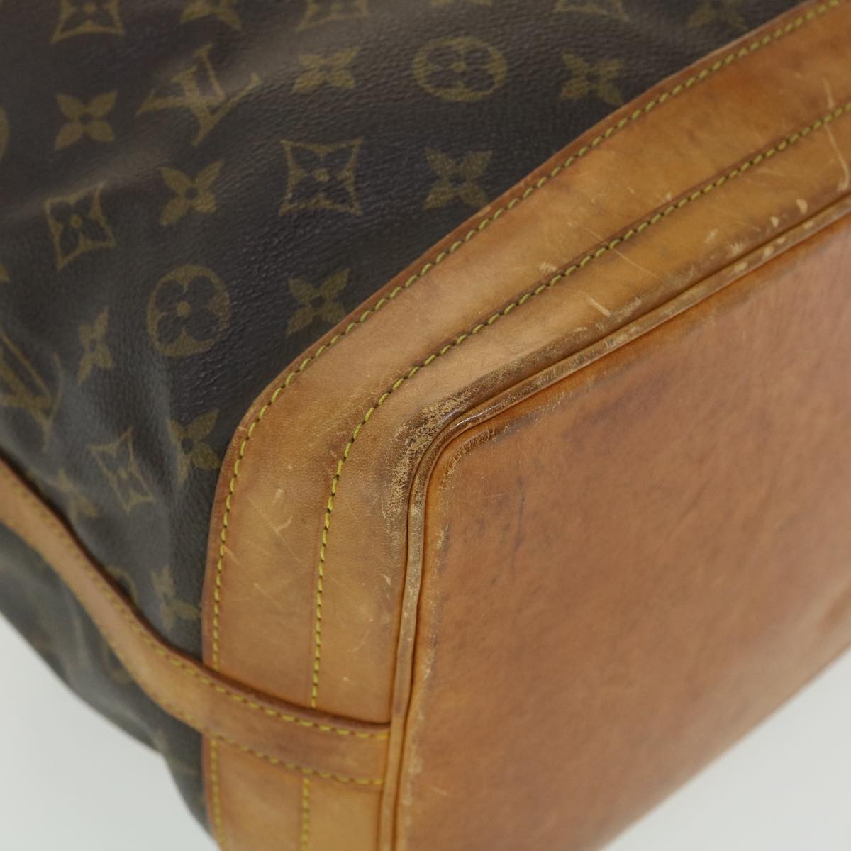 LOUIS VUITTON Monogram Noe Shoulder Bag M42224 LV Auth ac965