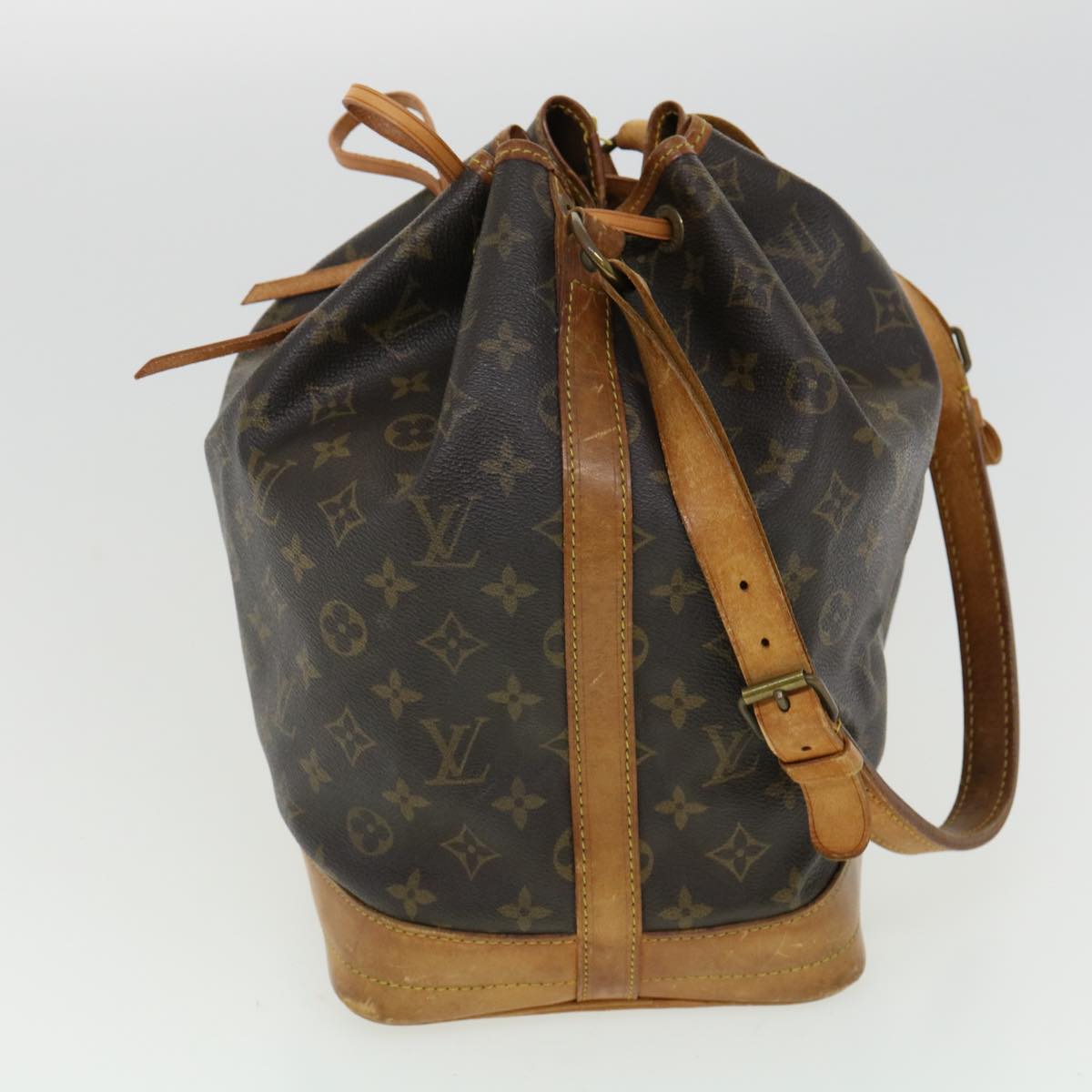 LOUIS VUITTON Monogram Noe Shoulder Bag M42224 LV Auth ac965