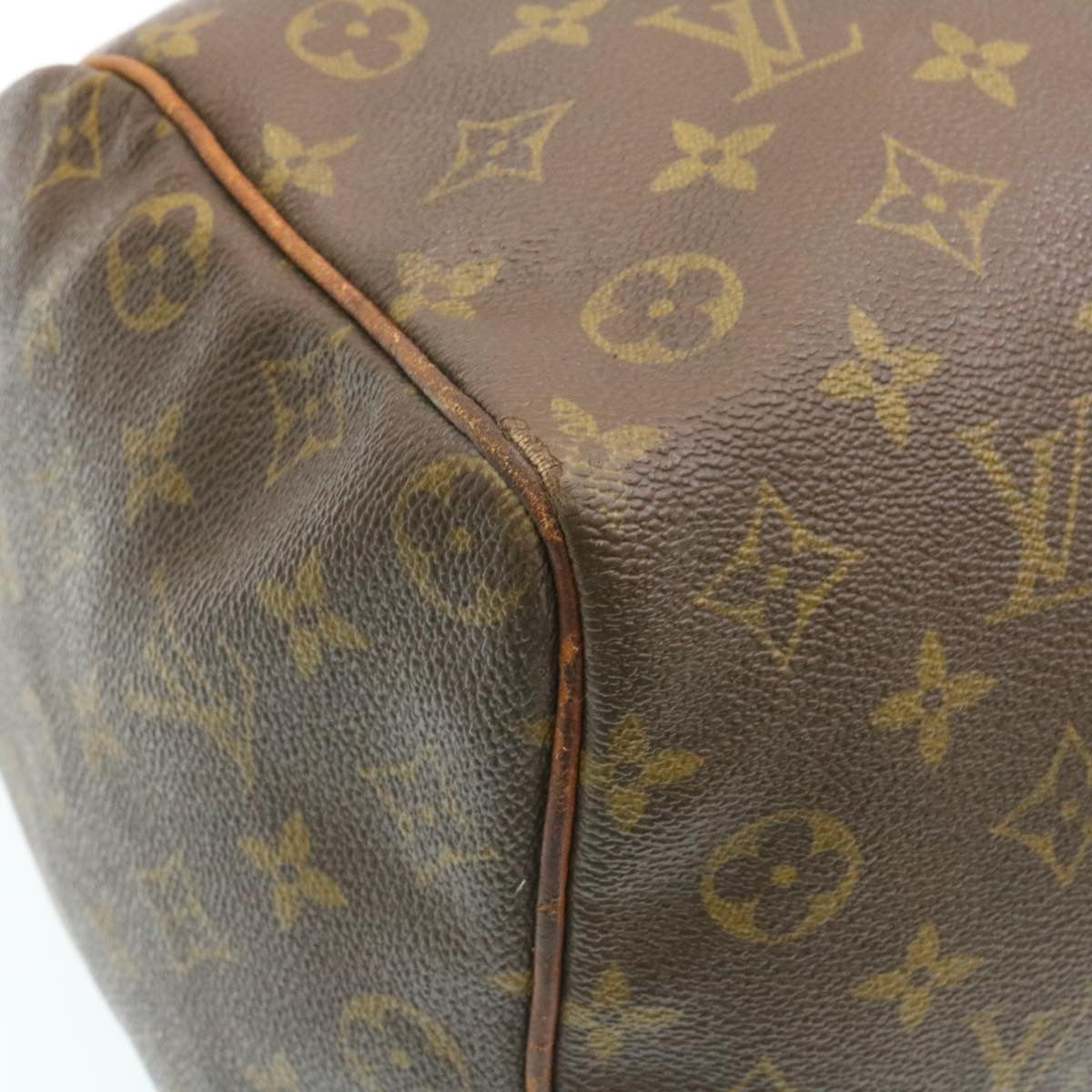 LOUIS VUITTON Monogram Speedy 35 Hand Bag M41524 LV Auth ai155