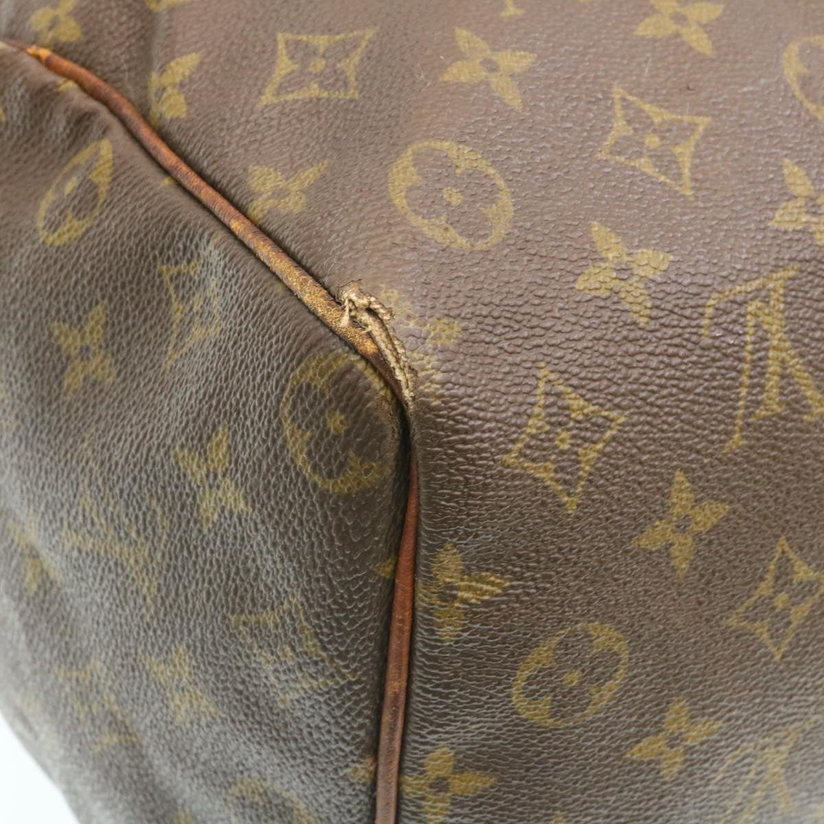 LOUIS VUITTON Monogram Speedy 35 Hand Bag M41524 LV Auth ai155