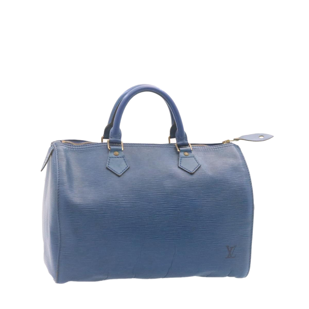 LOUIS VUITTON Epi Alma Hand Bag Blue M52145 LV Auth ai161