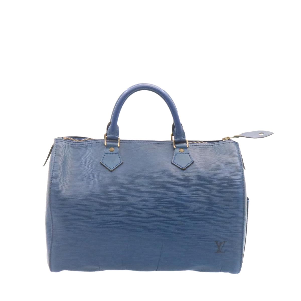 LOUIS VUITTON Epi Alma Hand Bag Blue M52145 LV Auth ai161