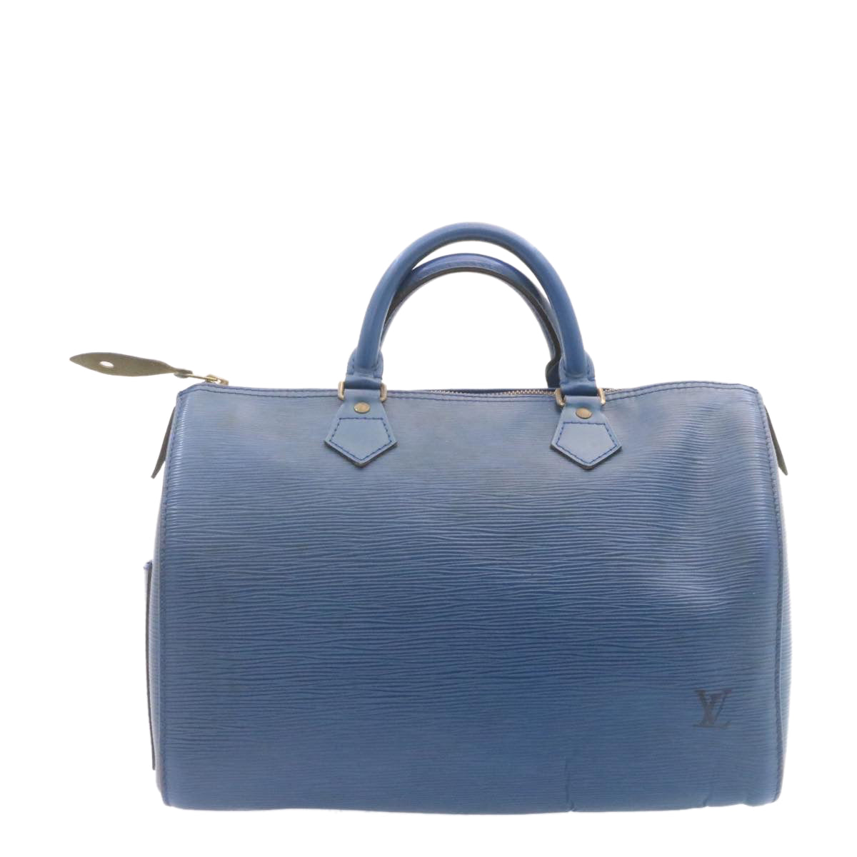 LOUIS VUITTON Epi Alma Hand Bag Blue M52145 LV Auth ai161