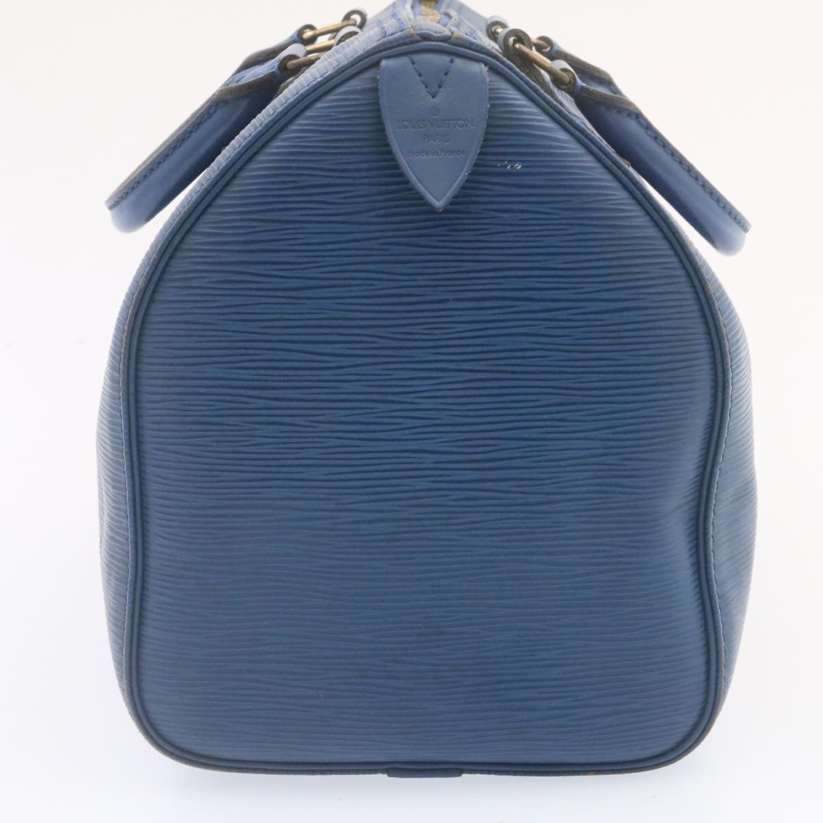 LOUIS VUITTON Epi Alma Hand Bag Blue M52145 LV Auth ai161