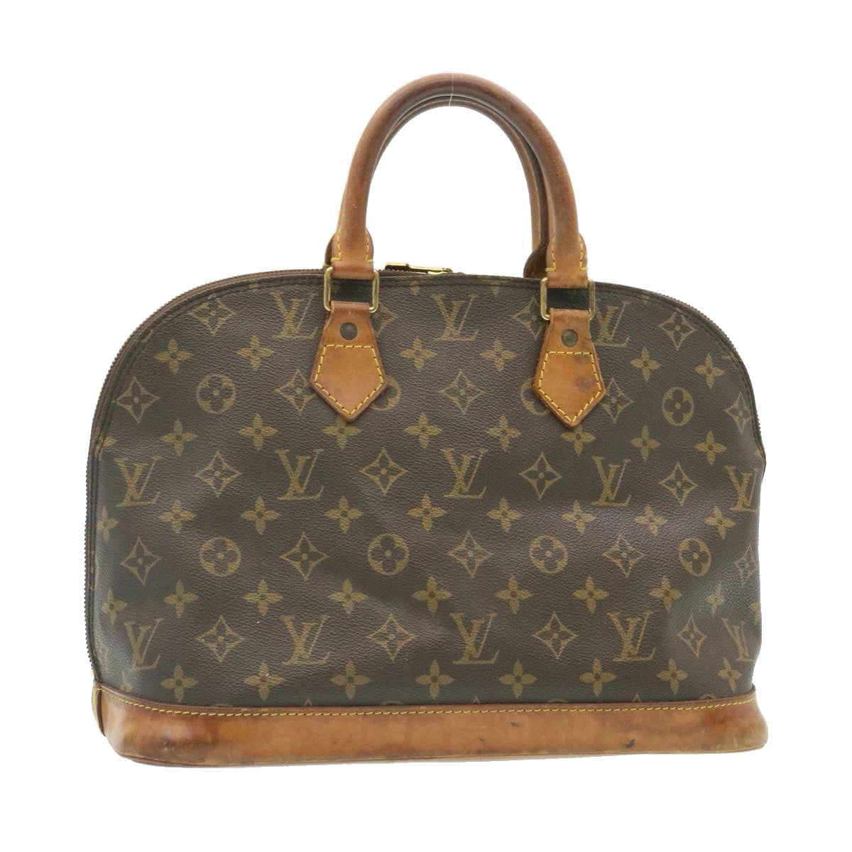 LOUIS VUITTON Monogram Alma Hand Bag M51130 LV Auth ai163