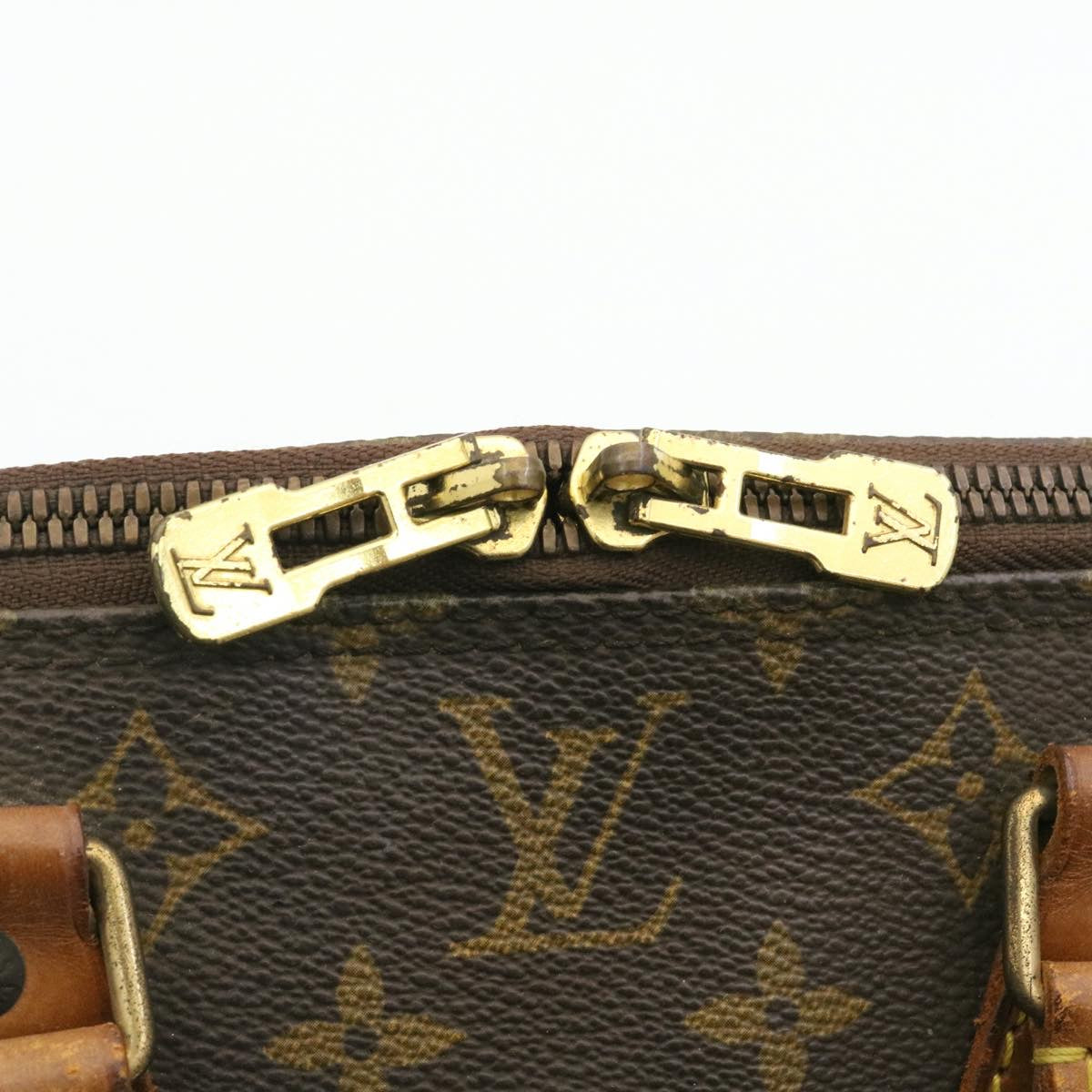 LOUIS VUITTON Monogram Alma Hand Bag M51130 LV Auth ai163