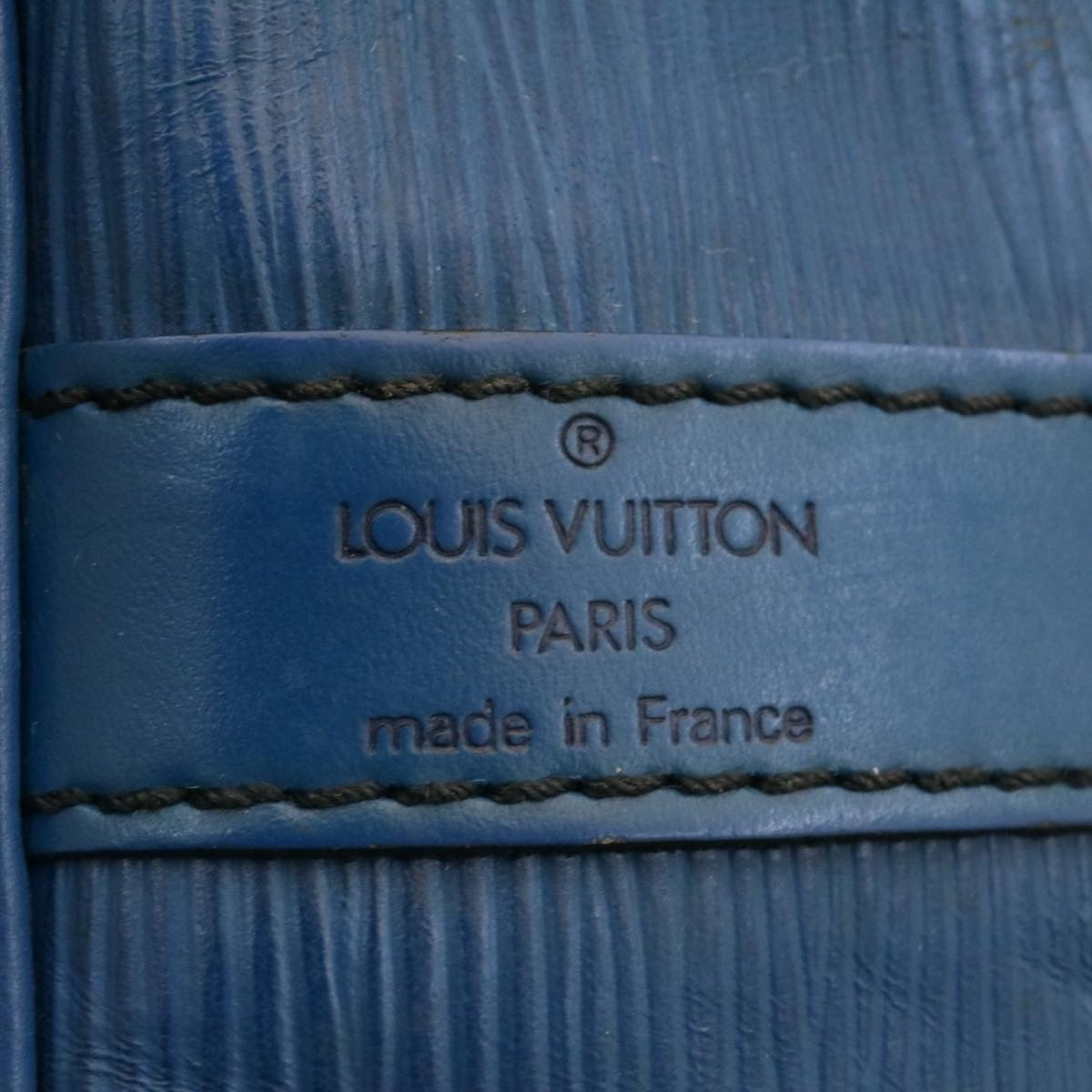 LOUIS VUITTON Epi Petit Noe Shoulder Bag Blue M44105 LV Auth ai182