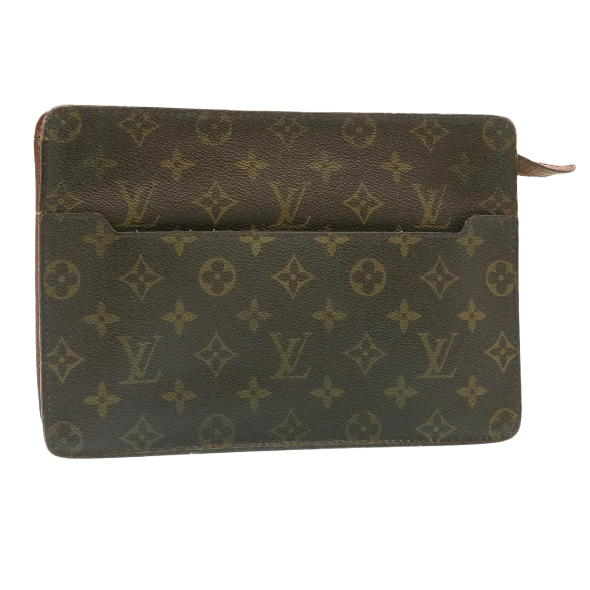 LOUIS VUITTON Monogram Pochette Homme Clutch Bag M51795 LV Auth ai183