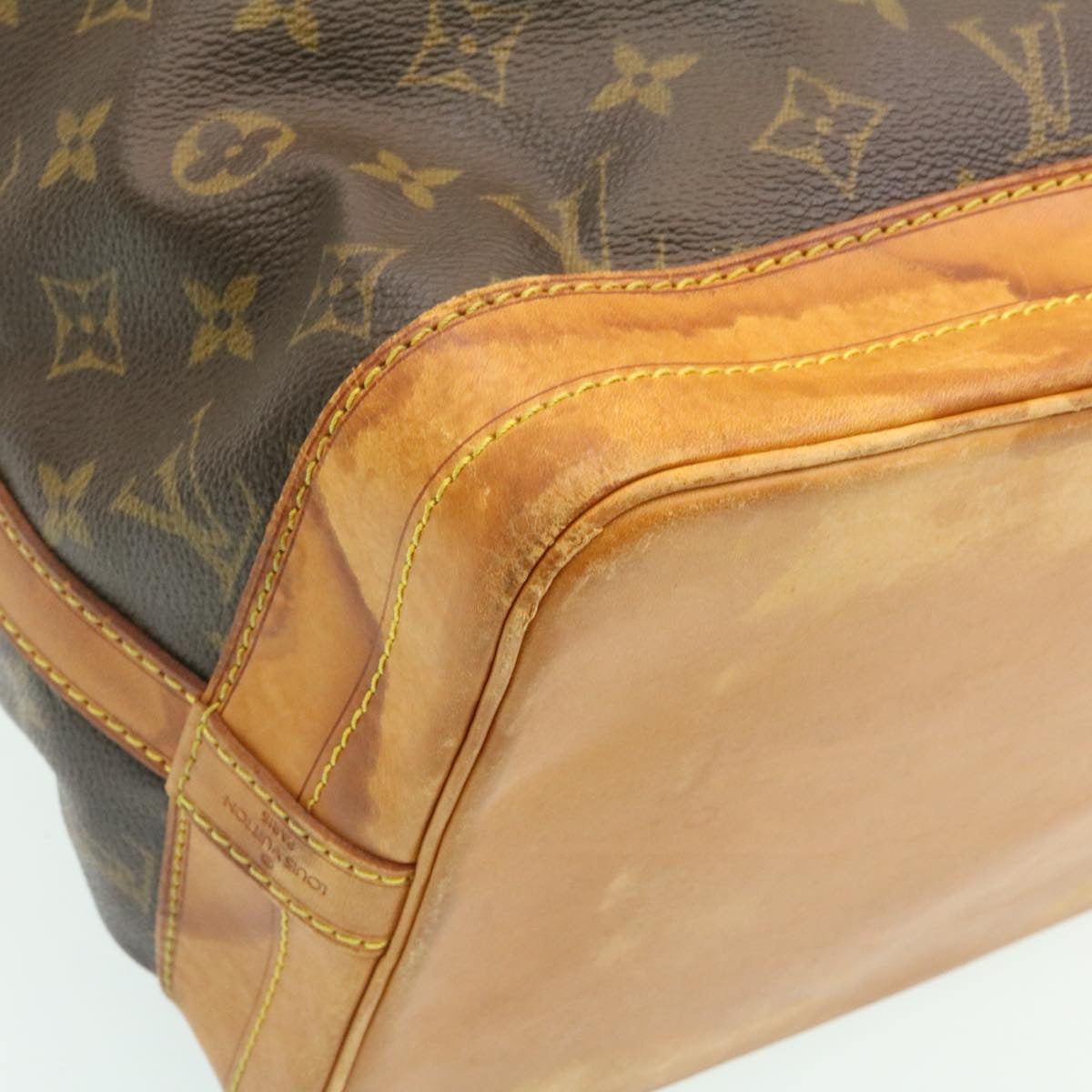 LOUIS VUITTON Monogram Noe Shoulder Bag M42224 LV Auth ai186