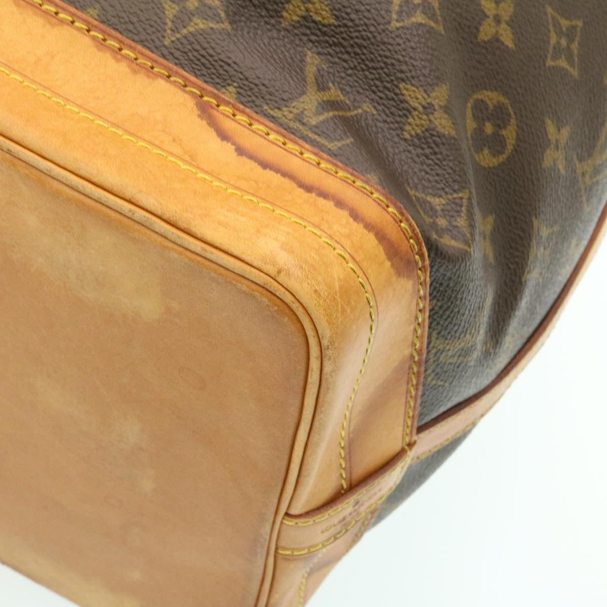 LOUIS VUITTON Monogram Noe Shoulder Bag M42224 LV Auth ai186