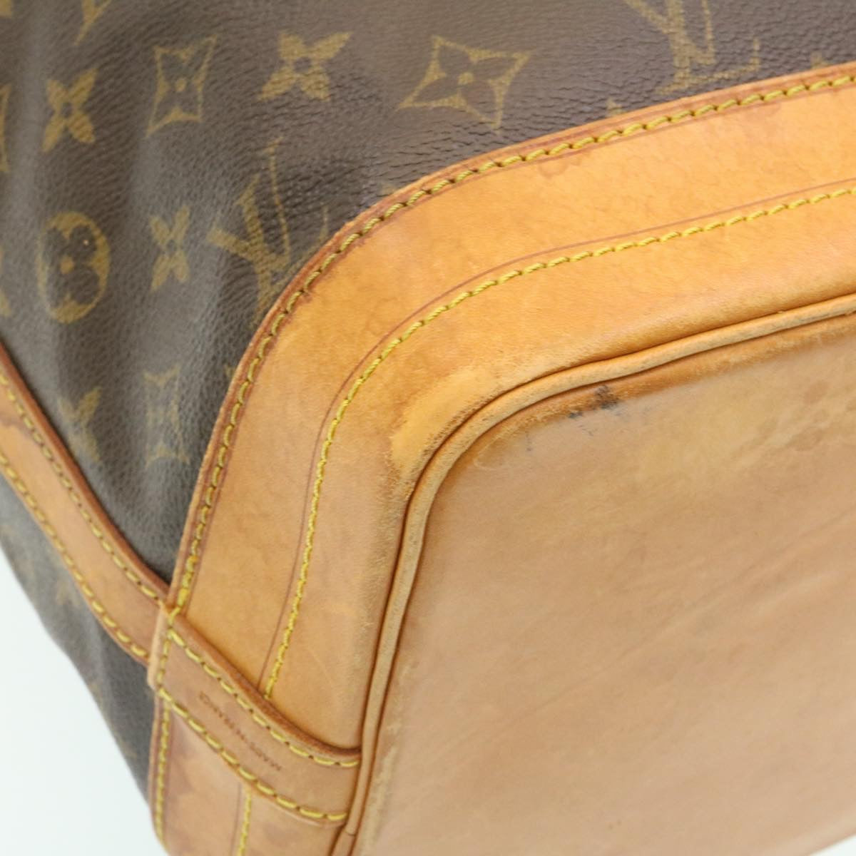 LOUIS VUITTON Monogram Noe Shoulder Bag M42224 LV Auth ai186