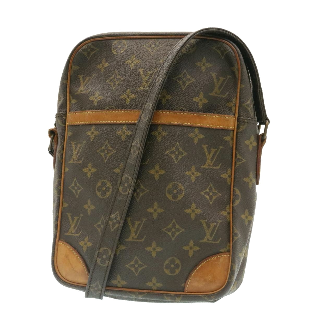 LOUIS VUITTON Monogram DanubeMM Shoulder Bag M45264 LV Auth ai202