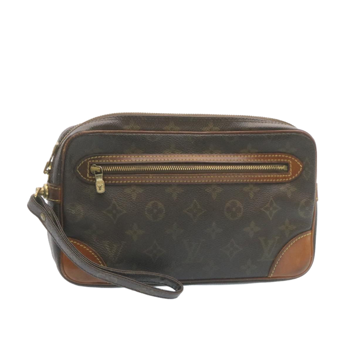 LOUIS VUITTON Monogram Marly Dragonne GM Clutch Bag M51825 LV Auth ai257