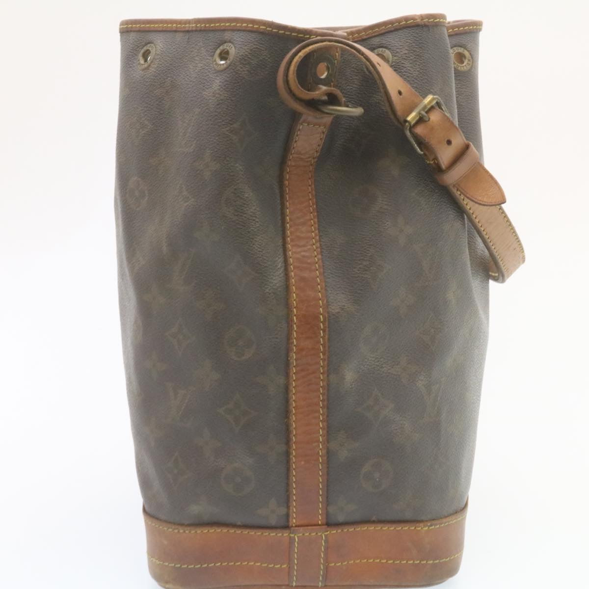 LOUIS VUITTON Monogram Noe Shoulder Bag M42224 LV Auth ai291