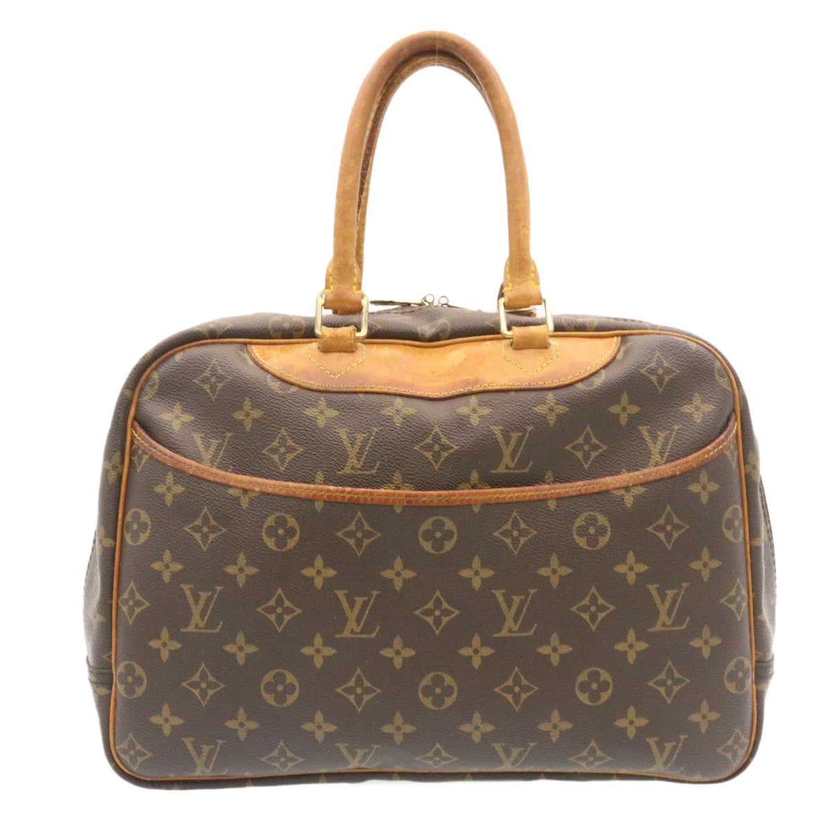 LOUIS VUITTON Monogram Deauville Hand Bag M47270 LV Auth ai296