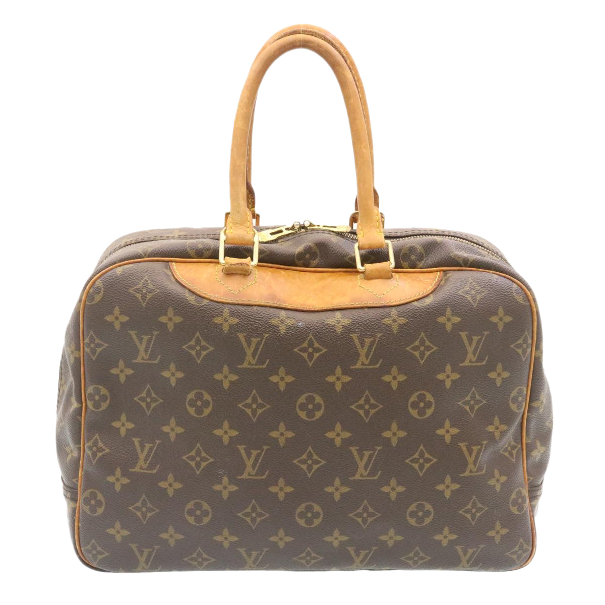 LOUIS VUITTON Monogram Deauville Hand Bag M47270 LV Auth ai296