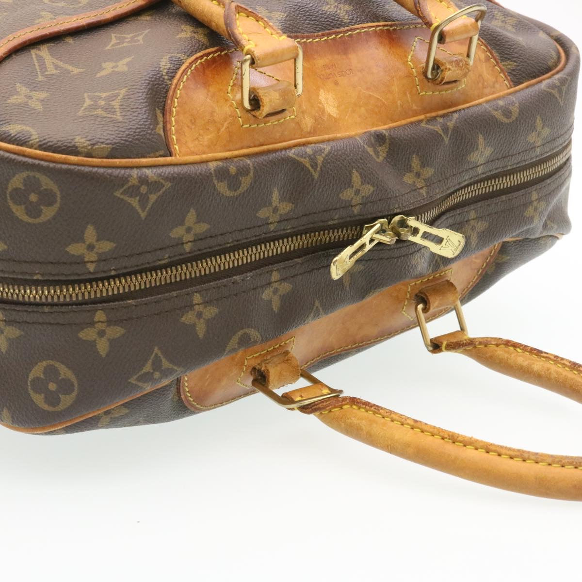 LOUIS VUITTON Monogram Deauville Hand Bag M47270 LV Auth ai296