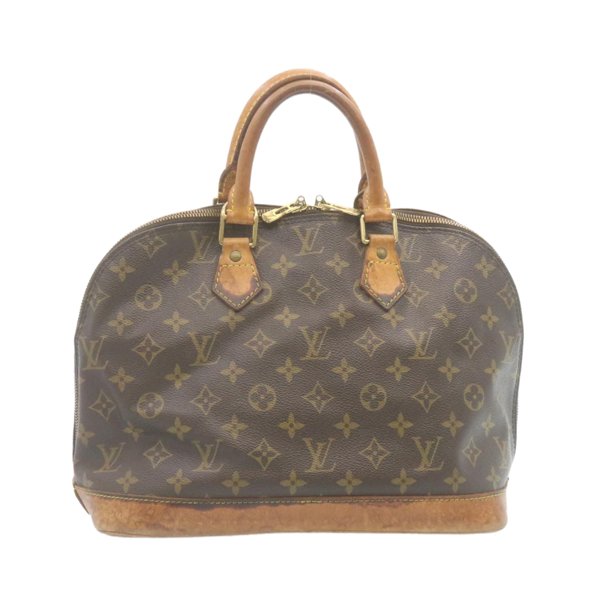 LOUIS VUITTON Monogram Alma Hand Bag M51130 LV Auth ai311