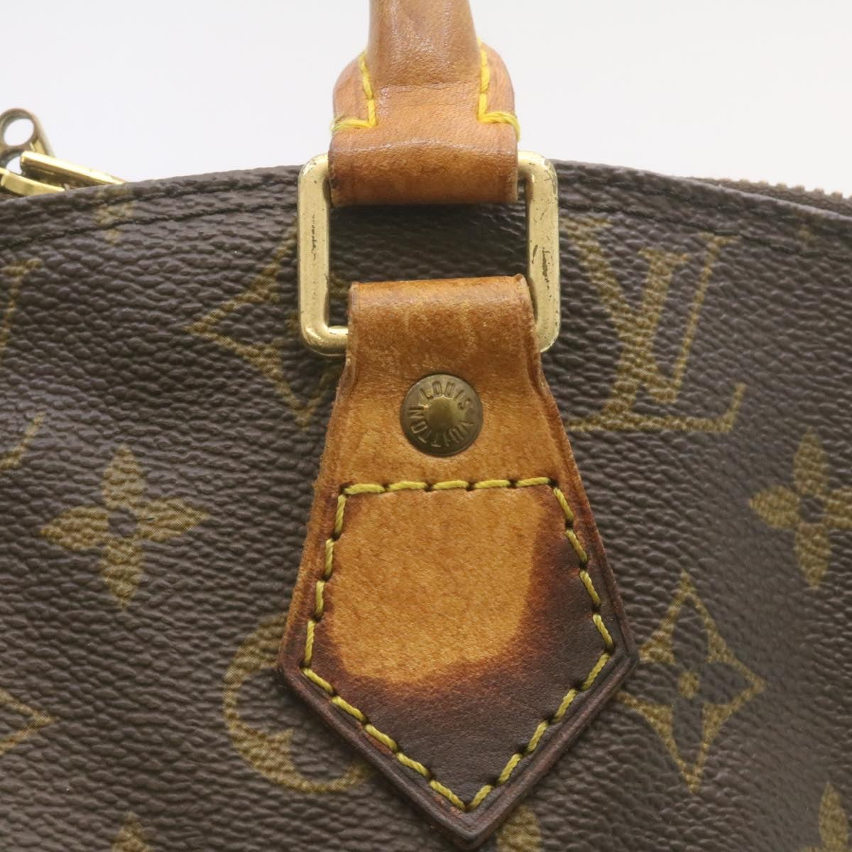 LOUIS VUITTON Monogram Alma Hand Bag M51130 LV Auth ai311