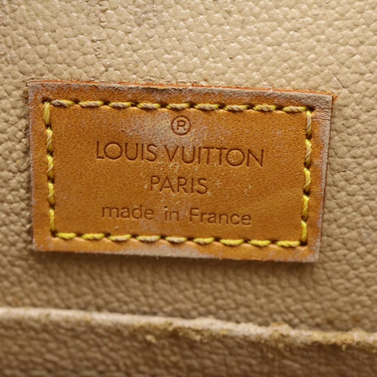 LOUIS VUITTON Monogram Sac Plat Hand Bag M51140 LV Auth ai365