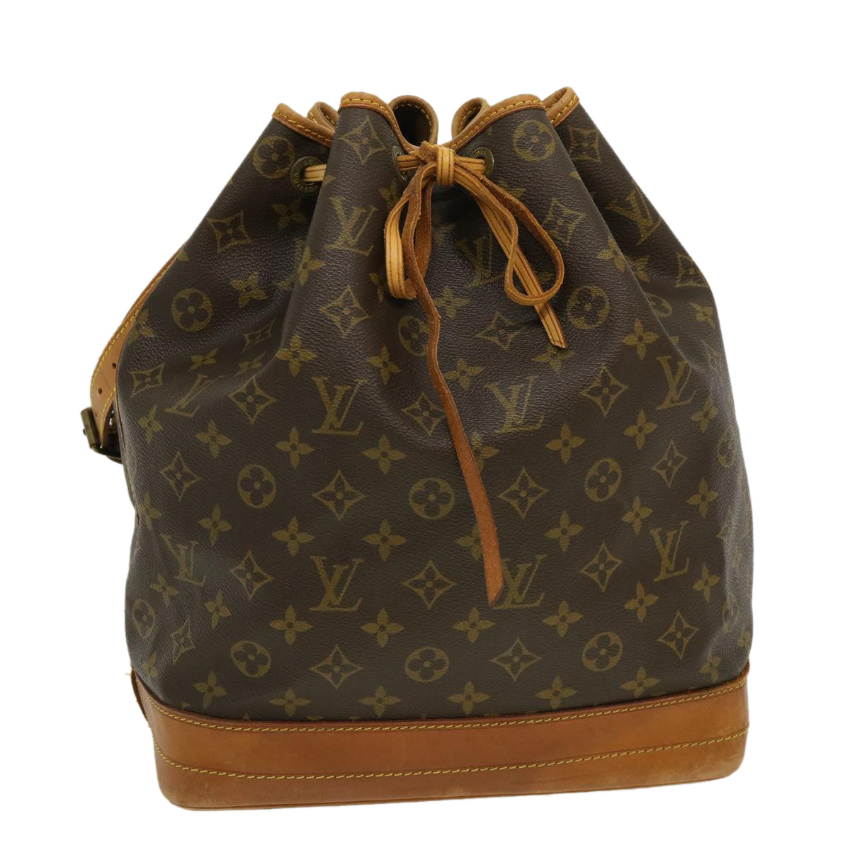 LOUIS VUITTON Monogram Noe Shoulder Bag M42224 LV Auth ai374