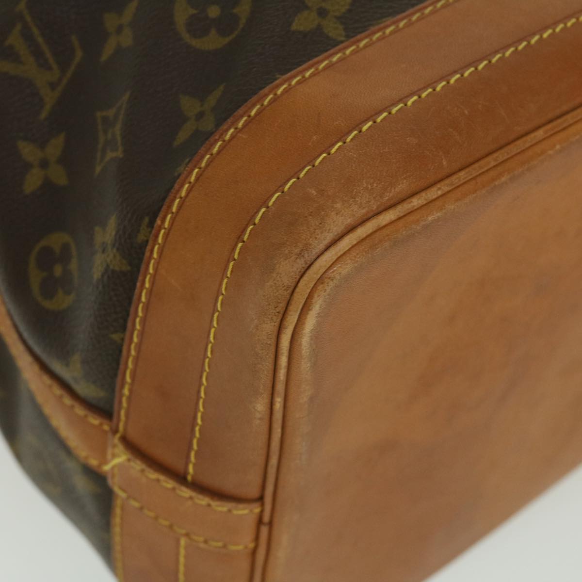 LOUIS VUITTON Monogram Noe Shoulder Bag M42224 LV Auth ai374