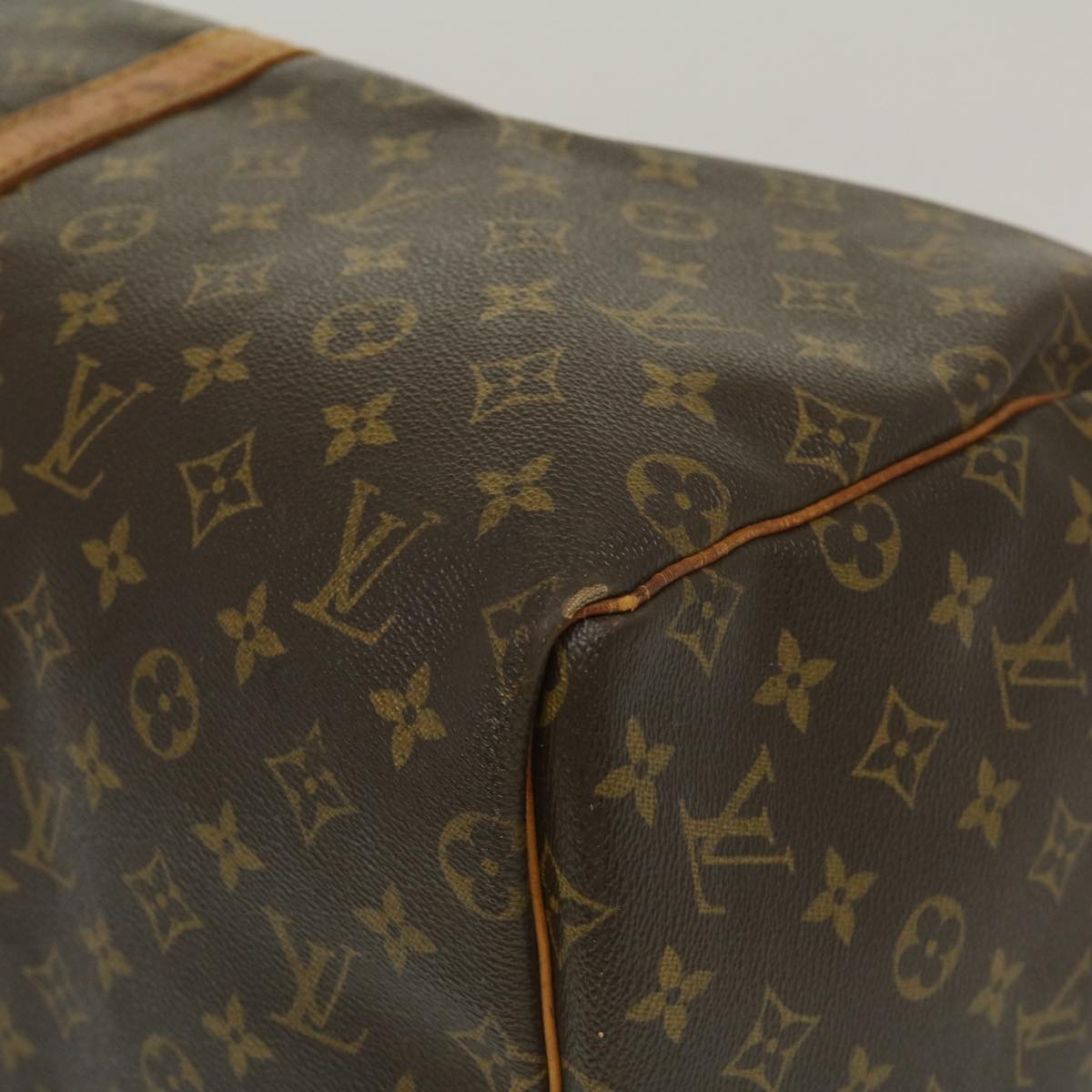 LOUIS VUITTON Monogram Keepall 55 Boston Bag Vintage M41424 LV Auth ai409