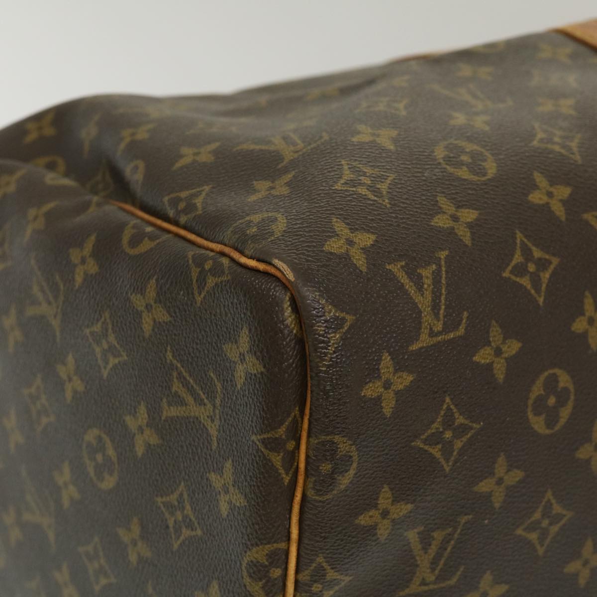 LOUIS VUITTON Monogram Keepall 55 Boston Bag Vintage M41424 LV Auth ai409